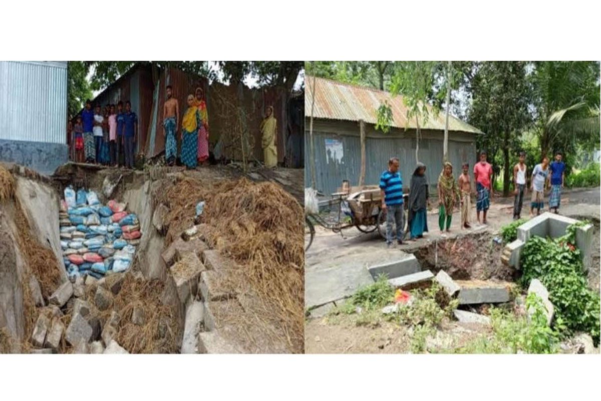 বগুড়ায় টানা বৃষ্টিতে বন্যার
পূর্বাভাস দেখা দিয়েছে