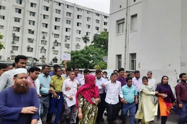 সচিবালয়ে আজও বিক্ষোভ