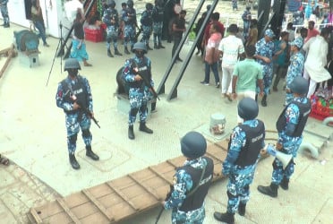 ভোলার ইলিশা ঘাটে যাত্রী নিরাপত্তায় বিশেষ টহল