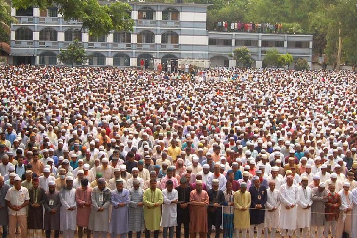 বগুড়ায় মাওলানা তায়েব আলীর দাফন সম্পন্ন
