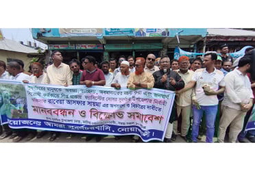 সুবর্ণচরে ইউএনওর অপসারণ ও বিচার দাবিতে বিএনপি ও অঙ্গ সংগঠনের মানববন্ধন ও বিক্ষোভ সমাবেশ