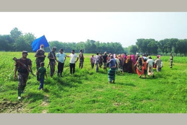 সীমান্তে শেষবারের মতো মায়ের মুখ দেখল বাংলাদেশে বসবাসকারী দুই মেয়ে
