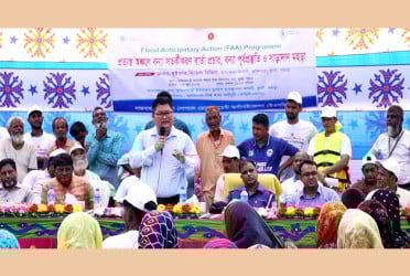 ধুনটে বন্যা মোকাবেলায় প্রশাসনের মহড়া