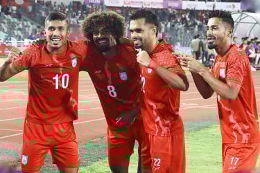 হামজা-সোহেলের গোলে ভুটানকে হারাল বাংলাদেশ