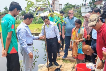 বিশ্ব পরিবেশ দিবস উপলক্ষে খাগড়াছড়ি পৌরসভার বৃক্ষরোপণ কর্মসূচি