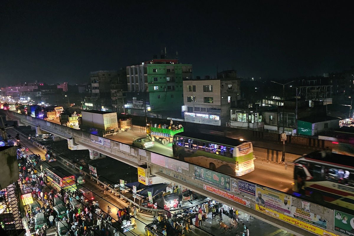 ঢাকা-ময়মনসিংহ মহাসড়কে ১৫ কিলোমিটার দীর্ঘ যানজট