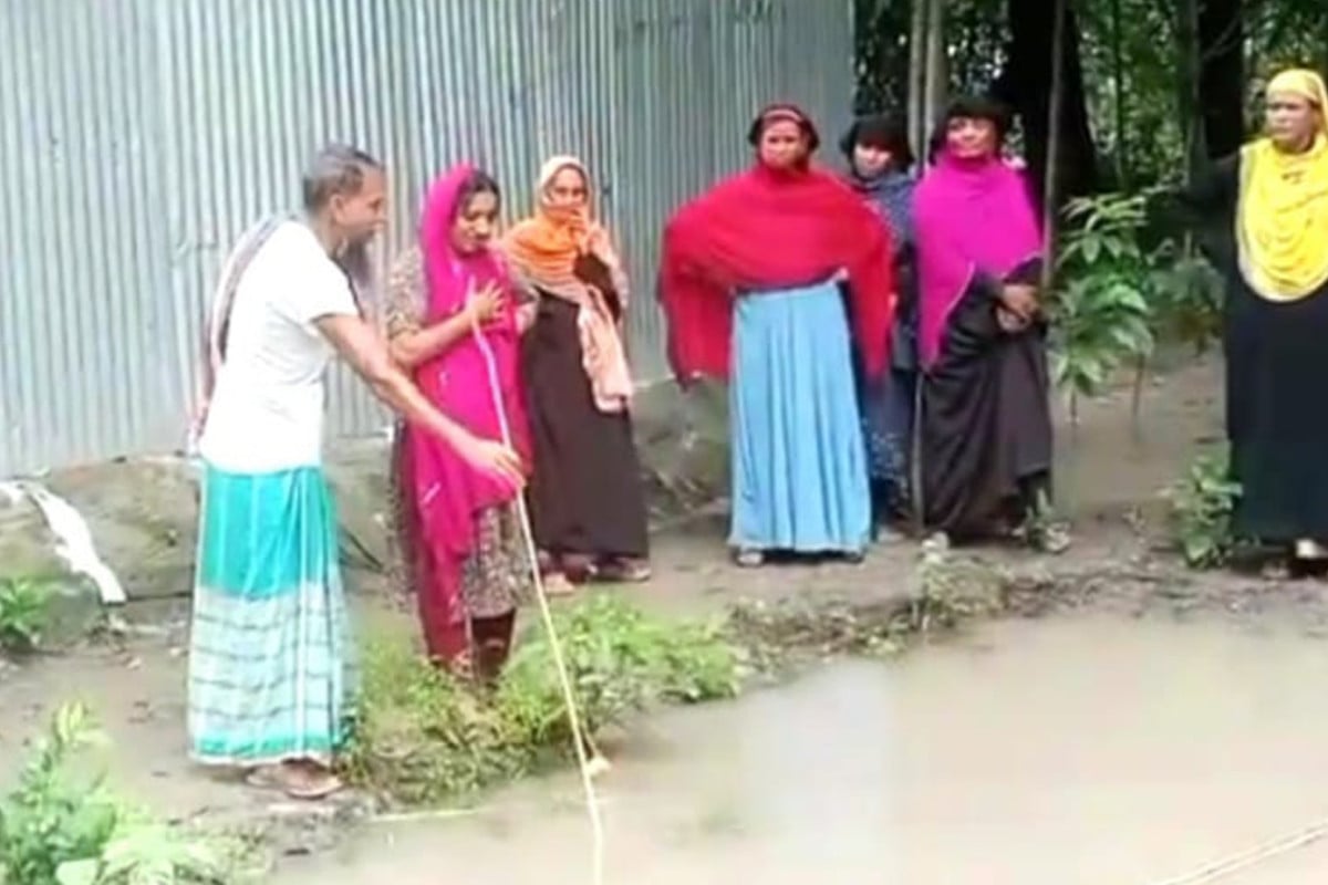 জমে থাকা বৃষ্টির পানিতে ডুবে মারা গেলো শিশু দুটি