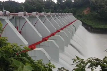 টানা বৃষ্টিতে উৎপাদন বেড়েছে কাপ্তাই জলবিদ্যুৎ কেন্দ্রের