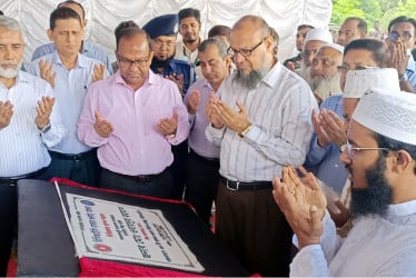 মাগুরায় বিসিআইসি বাফার গুদামের ভিত্তিপ্রস্তর স্থাপন
