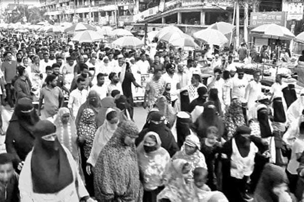 ব্যবসায়ী হত্যায় জড়িতদের গ্রেপ্তারের দাবিতে বিক্ষোভ