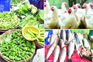 দাম কমেছে সবজি মুরগির মাছের বাজার চড়া