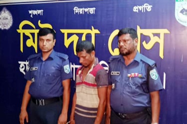 দিনাজপুরে শিশুকে ধর্ষণ চেষ্টার অভিযোগে যুবক আটক