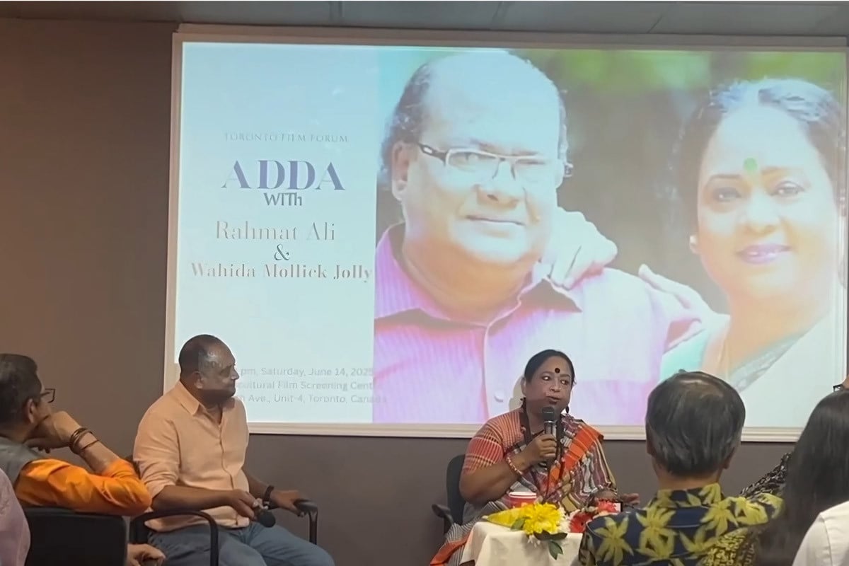 কানাডায় অভিনয় দম্পতি রহমত আলী-ওয়াহিদা মল্লিক জলি সংবর্ধিত