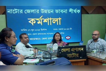 নাটোর জেলার উন্নয়ন ভাবনা শীর্ষক কর্মশালা