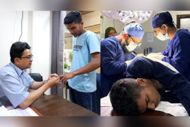 গুলিবিদ্ধ গার্মেন্টস কর্মী মাহমুদের অস্ত্রোপচার করালো জেডআরএফ