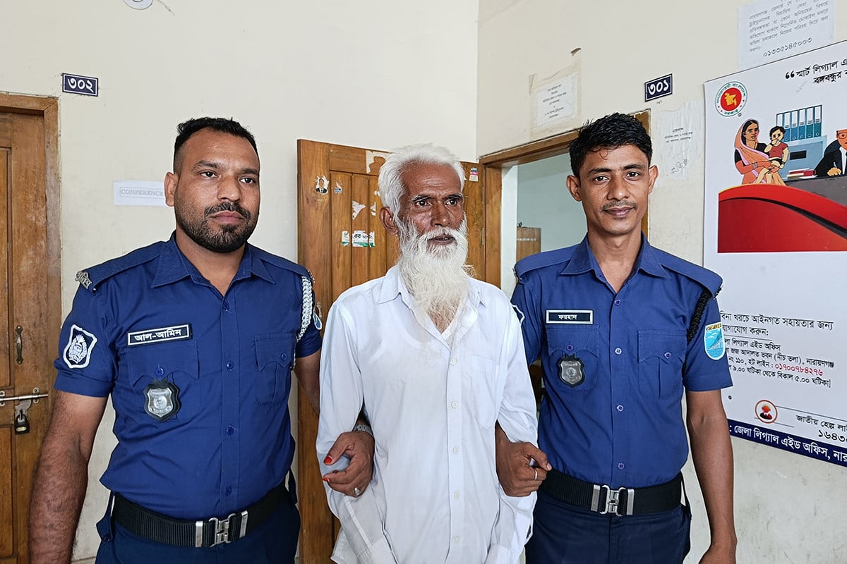 নারায়ণগঞ্জে স্ত্রী হত্যার দায়ে স্বামীর যাবজ্জীবন কারাদণ্ড