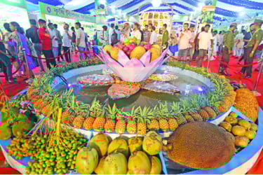 দেশজুড়ে বাহারি ফলের উৎসব