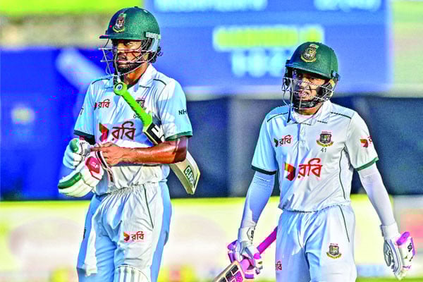 ১৮৭ রানে এগিয়ে বাংলাদেশ