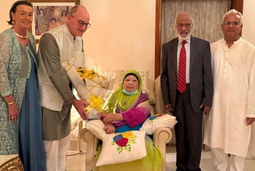 খালেদা জিয়ার সঙ্গে বিদায়ী জার্মান রাষ্ট্রদূতের সাক্ষাৎ