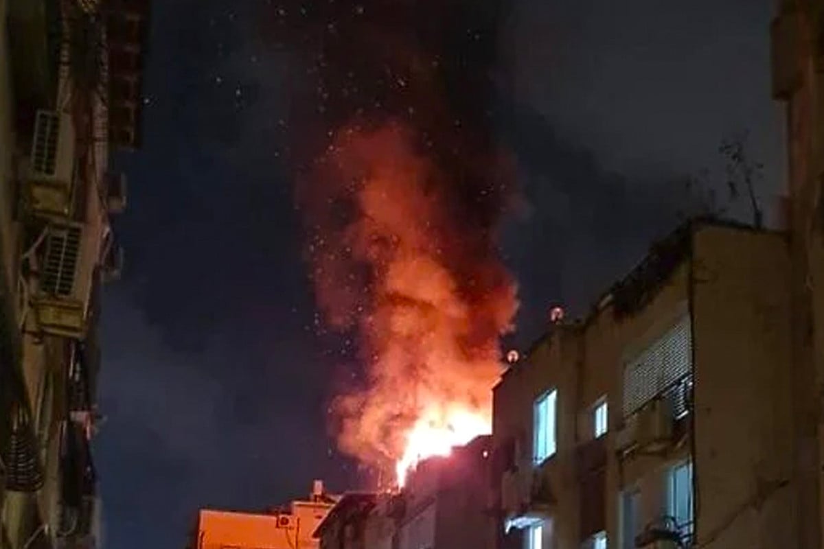 ইরান থেকে নতুন ক্ষেপণাস্ত্র হামলা, মধ্য ইসরায়েলে ব্যাপক বিস্ফোরণ