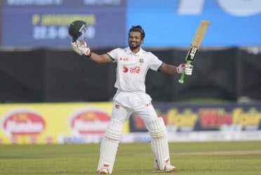 জোড়া সেঞ্চুরিতে ইতিহাসের পাতায় শান্ত