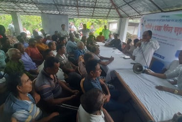 মোংলায় হিন্দু, বৌদ্ধ ও খ্রিস্টান কল্যাণ ফ্রন্টের নেতা-কর্মীদের সাথে বিএনপির ঈদ পুনর্মিলনী