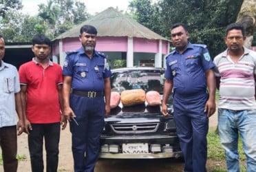 রংপুরে বিপুল পরিমাণ গাঁজা উদ্ধার