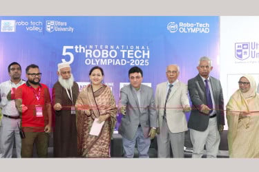উত্তরা ইউনিভার্সিটিতে পঞ্চম আন্তর্জাতিক রোবো টেক অলিম্পিয়াড অনুষ্ঠিত