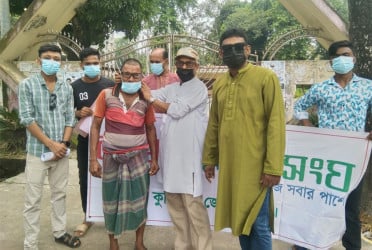 কুড়িগ্রামে বসুন্ধরা শুভসংঘের উদ্যোগে মাস্ক ও লিফলেট বিতরণ