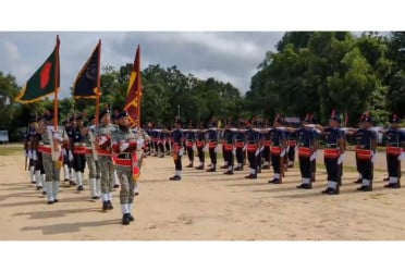 খাগড়াছড়িতে ১১তম ট্রেইনি কনস্টেবল ২০২৫ ব্যাচের প্রশিক্ষণ সমাপনী কুচকাওয়াজ অনুষ্ঠিত