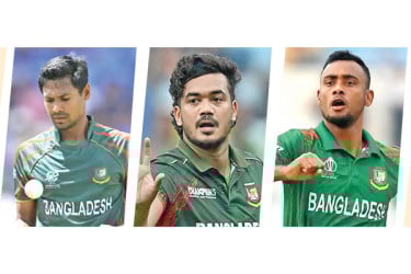 মাঠে ফেরার অপেক্ষায় তিন পেসার