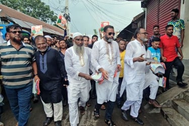 সোনারগাঁয়ে তারেক রহমানের ৩১ দফা বাস্তবায়নে বিএনপির গণসংযোগ
