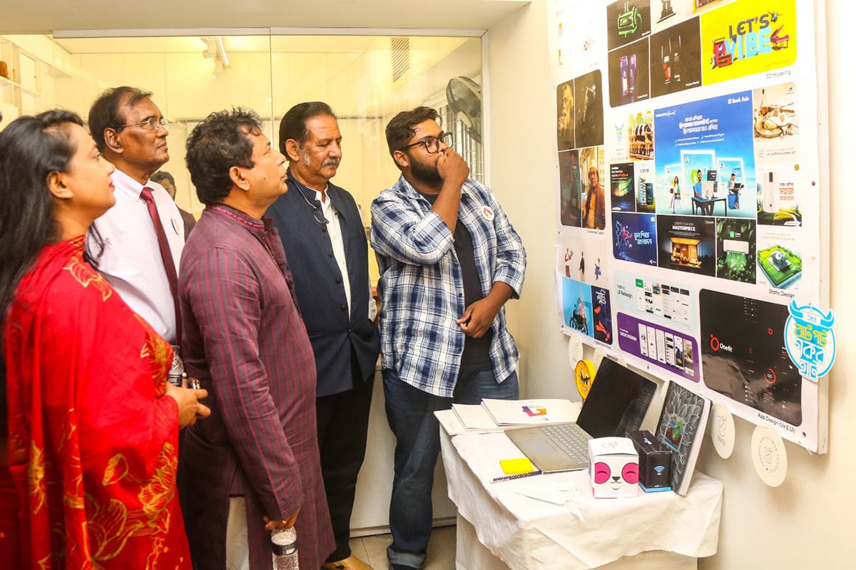 শান্ত-মারিয়াম বিশ্ববিদ্যালয়ের জিডিএম ডিপার্টমেন্টে প্রদর্শনীর শেষ দিন আজ