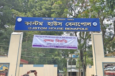 বেনাপোল কাস্টমস হাউসে ‘কলম বিরতি’ চলছে