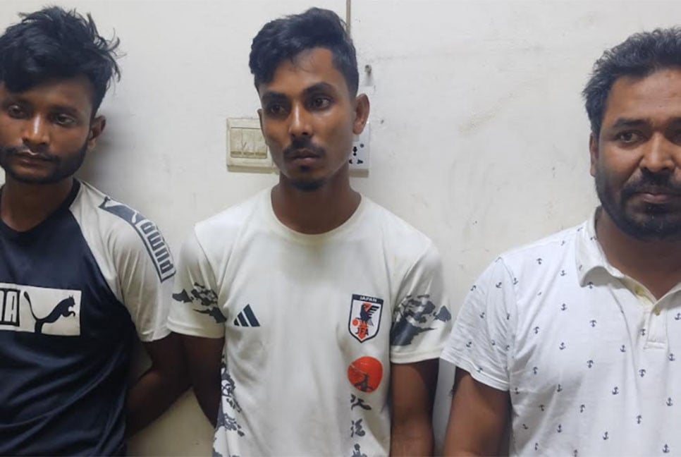 নারায়ণগঞ্জে অবৈধ কারেন্ট জালসহ আটক ৩