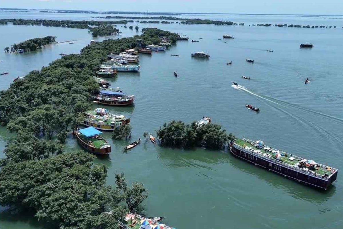 টাঙ্গুয়ার হাওরে গাঁজা সেবন, ৫ পর্যটকের কারাদণ্ড