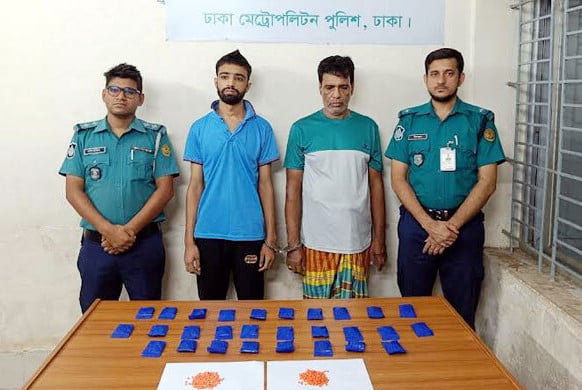 ছয় হাজার পিস ইয়াবাসহ দুই পেশাদার মাদক কারবারি গ্রেফতার