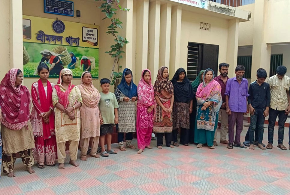 শ্রীমঙ্গল সীমান্ত দিয়ে ১৯ জনকে পুশইন