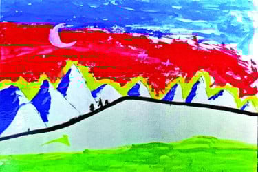 আঁকি বুকি