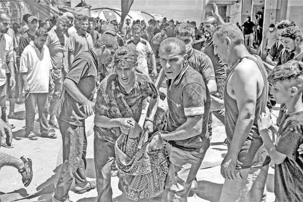 ইসরায়েলের হামলায় নিহত ফিলিস্তিনি