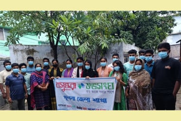 খুলনায় করোনাভাইরাস নিয়ে সচেতন করতে বসুন্ধরা শুভসংঘের উদ্যোগ