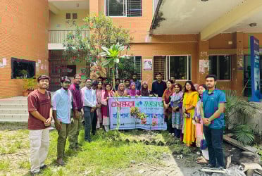 বরিশাল বিশ্ববিদ্যালয়ে বসুন্ধরা শুভসংঘের বৃক্ষরোপণ কর্মসূচি ও পরিচিতি সভা