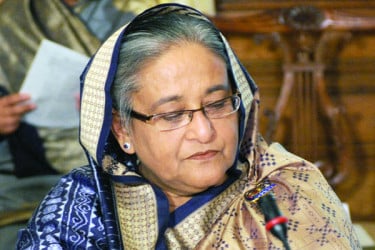 হাসিনার ছয় মাস কারাদণ্ড