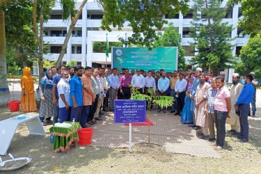 মোংলা বন্দরে বৃক্ষরোপণ কর্মসূচির উদ্বোধন