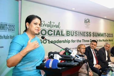 ‘দারিদ্র্য, বেকারত্ব ও পরিবেশ বিপর্যয় মোকাবিলায় সামাজিক ব্যবসার মডেল গ্রহণ করতে হবে’
