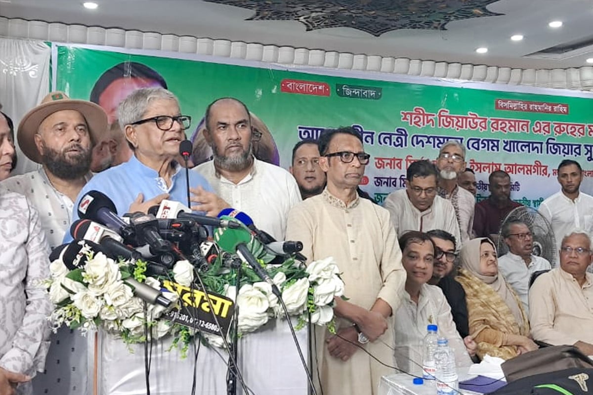 নির্বাচন যত দেরি হবে বাংলাদেশ ততো পিছিয়ে যাবে : মির্জা ফখরুল