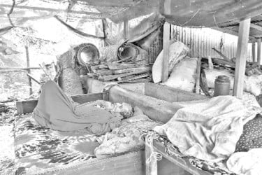 ছেলেদের পাকা বাড়ি মা বাবার স্থান গোয়ালঘরে!