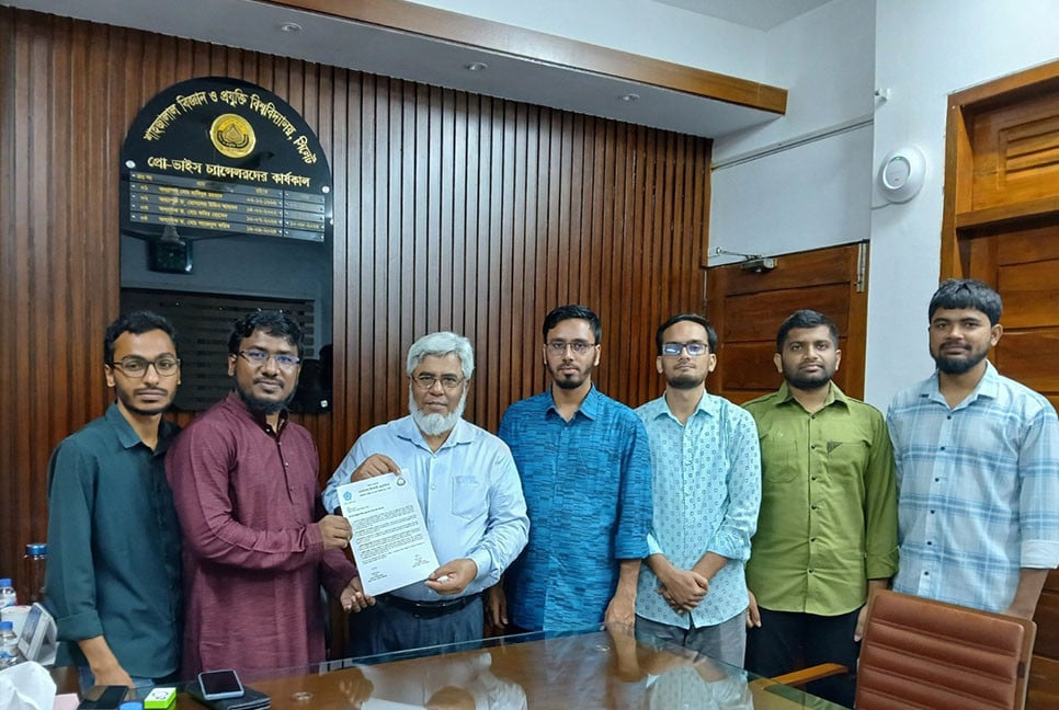 শাবিতে জুলাই কর্নার স্থাপনসহ চার দফা দাবিতে শিবিরের স্মারকলিপি