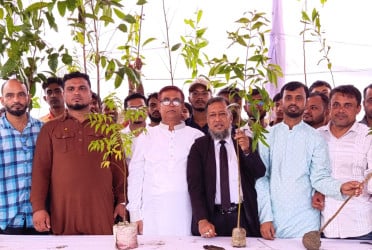 নারায়ণগঞ্জে ছাত্রদলের বৃক্ষরোপণ কর্মসূচি ও দোয়া মাহফিল অনুষ্ঠিত