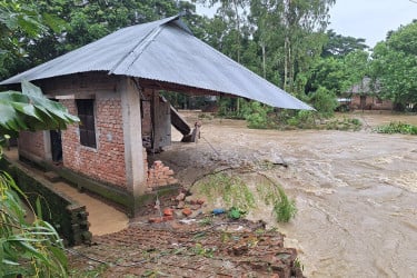 ফেনীতে বন্যা নিয়ন্ত্রণ বাঁধের ১৪ স্থানে ভাঙন, ৩০ গ্রাম প্লাবিত